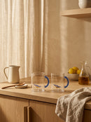 Monterey - Lot De 2 Mugs Papillons - Verre Borosilicate