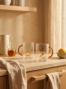 Monterey - Lot De 2 Mugs Chiens - Verre Borosilicate