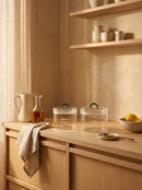 Monterey - Lot De 2 Pots Avec Bouchon Hermétique - Vert - Verre Borosilicate