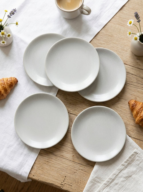 Tourron - Lot De 4 Assiettes - Taille XXS - Neige