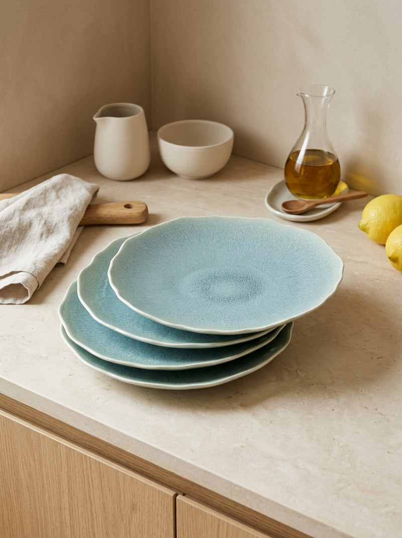Plume - Lot De 4 Assiettes - Taille S - Atoll