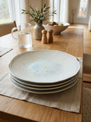 Plume - Lot De 4 Assiettes - Taille L - Nacre