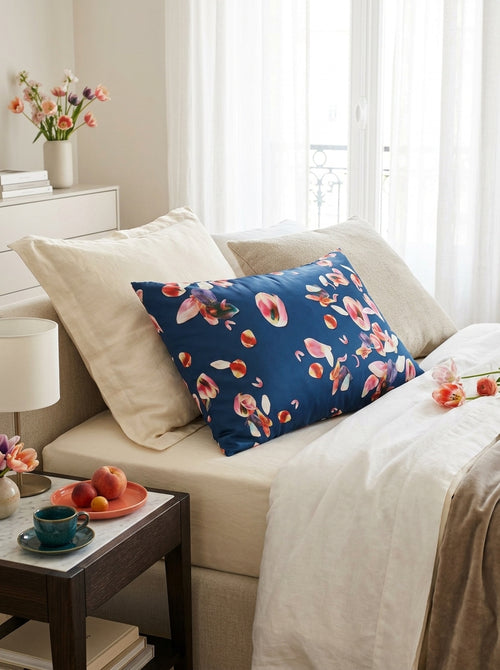 Aurore - Aurore Pink Cotton Satin Pillowcase