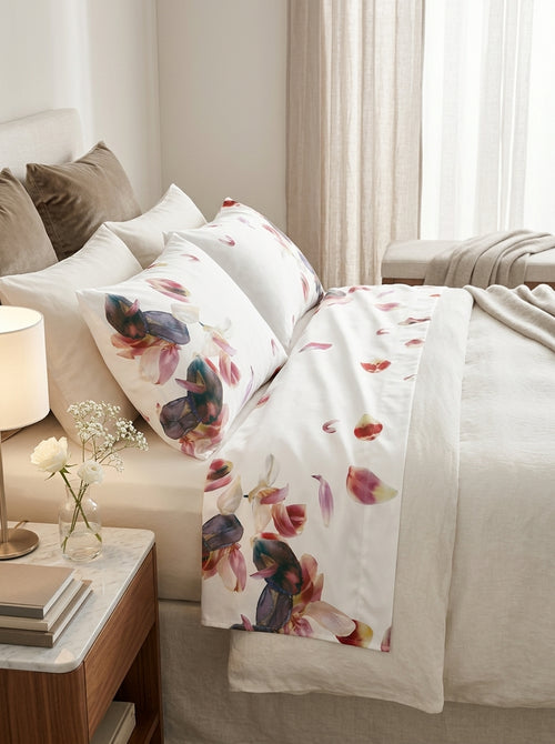 Aurore - Drap Plat Satin De Coton Aurore Blanc