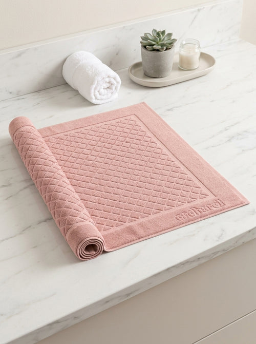 Design 1 - Petal Pink Bath Mat