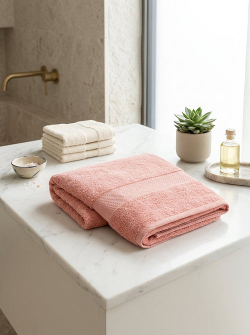 Maxi Petal Pink Bath Towel