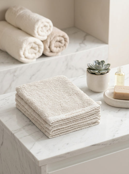 Set of 4 Sand Washcloths