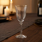 Altesse - Lot De 6 Verres À Pied 35Cl - Cristallin - Translucide/Bordure Dorée