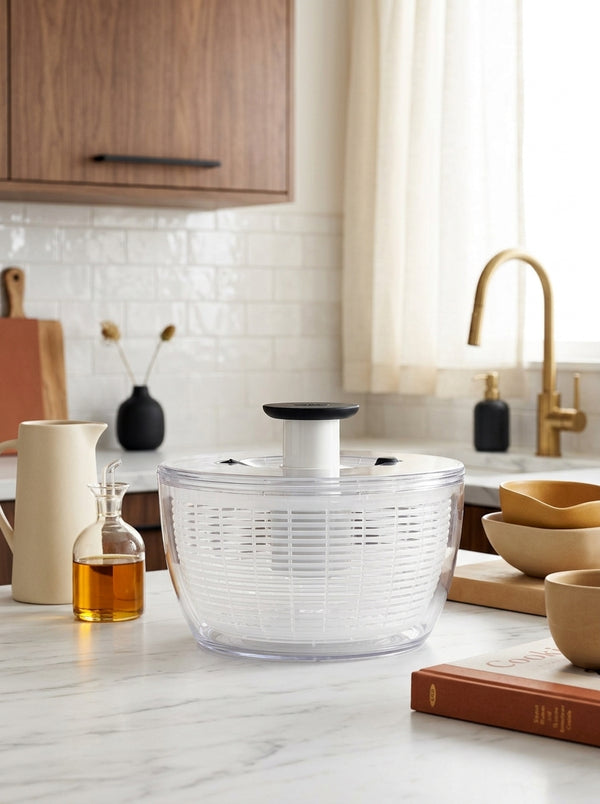 Transparent Salad Spinner 26 Cm