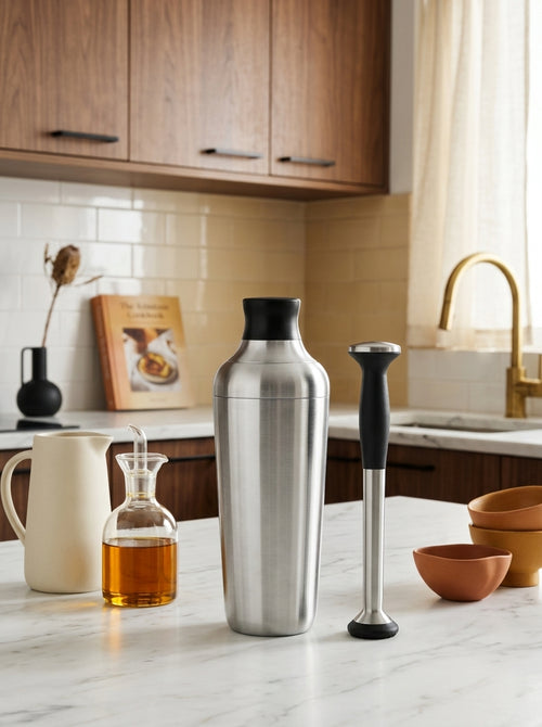Coffret Cocktail : Shaker Et Pilon