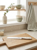 Elegance - Cuchillo para pan - Acero - Blanco