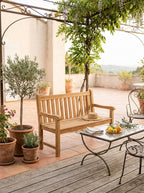 Gardena - Banc De Jardin En Teck Massif - Naturel
