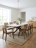 Inski - Table À Manger Extensible - 8 Places - Blanc