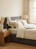 Tinali - Cama contenedor + somier de pana - Gris