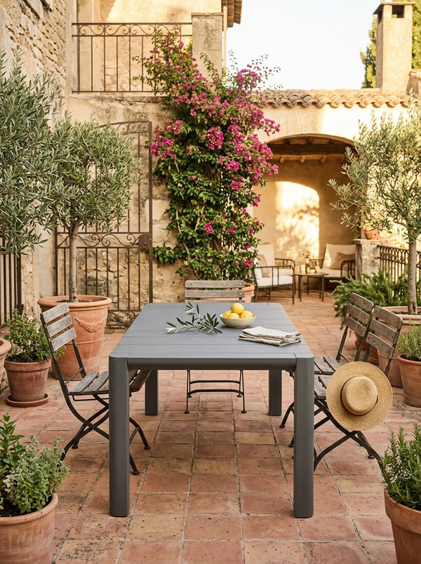 Alban - Outdoor Table - Gray