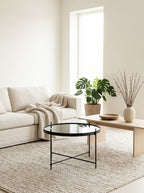 Cupid L - Side Table - Glass - Black