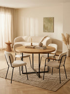 Clase 120 - Mesa de Comedor - Madera - Roble/Marrón
