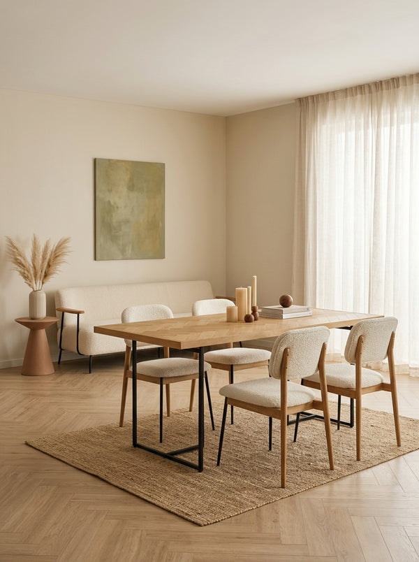 Class - Table De Salle À Manger - Bois - Chêne/Marron