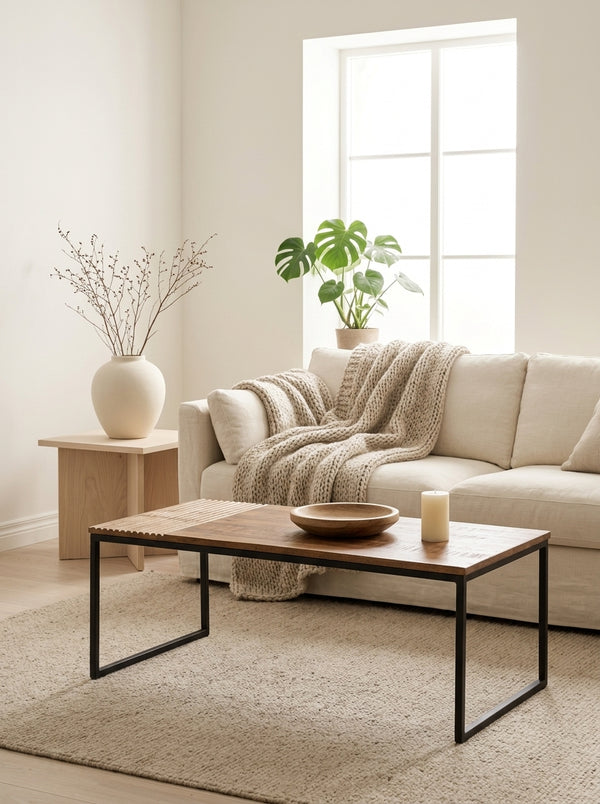 Randi - Coffee Table - Mango wood - Brown