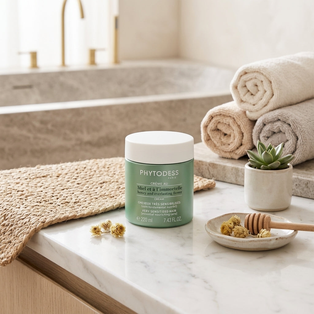 Mascarilla en crema con miel y siempreviva - Cuidado nutritivo fundamental