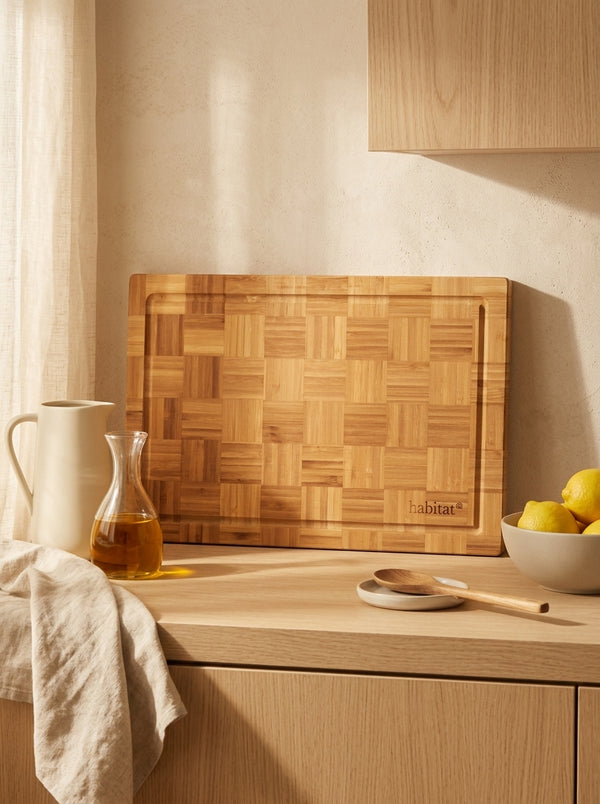 Sylvie - Planche À Découper En Bambou - 36x25x4Cm - Bambou