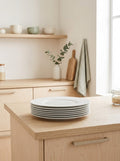 Solène - Set di 6 Grandi Piatti Piani - Ø29 cm - Bianco