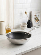Hera - Wok Triplex antiaderente - Nero/Argento - 2 misure
