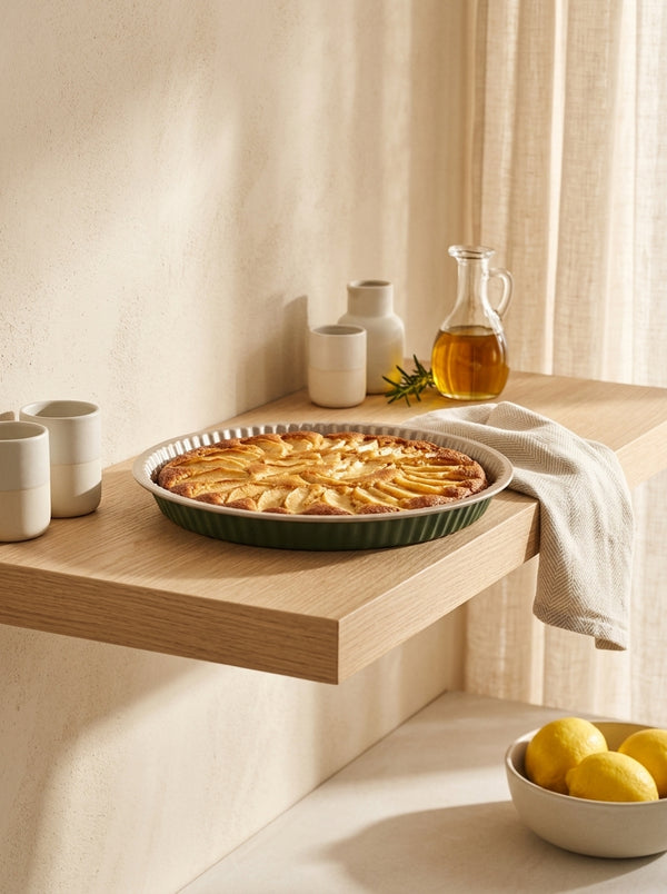 Aloe - Moule À Tarte - 28Cm - Champagne/Vert