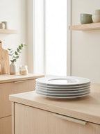 Solène - Set Di 6 Piatti Da Dessert - Ø23,5Cm - Bianco