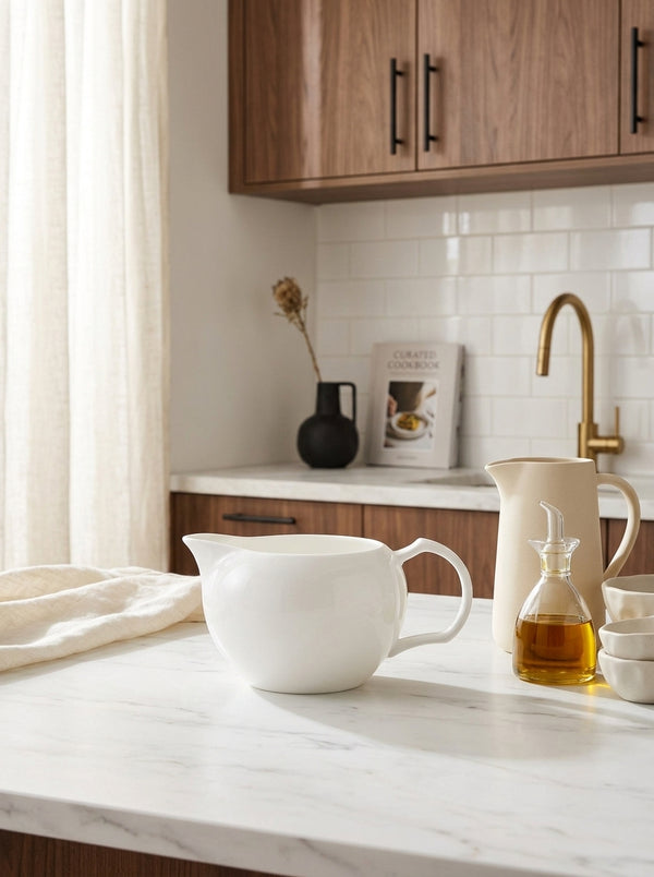 Taidu Ii - Crémier En Bone China - 28Cl - Blanc