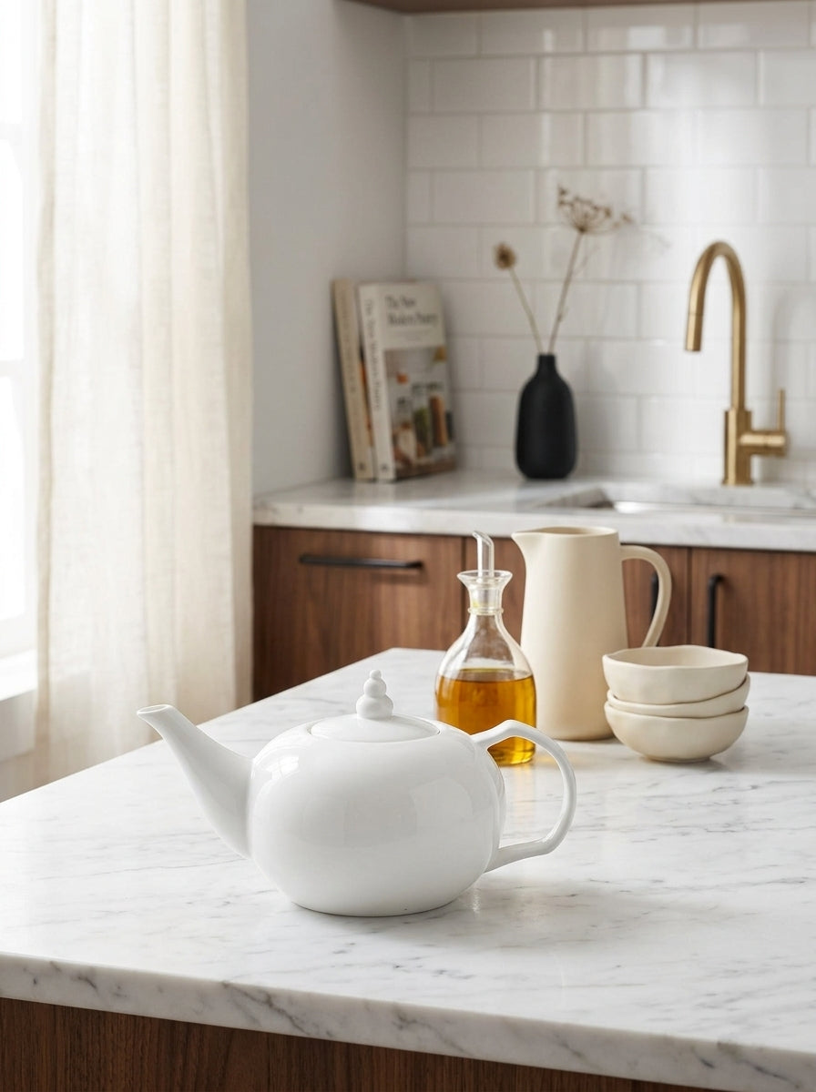Taidu Ii - Bone China Teapot - 150Cl - White