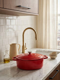BRANDT - Cocotte En Fonte D'Acier Ovale - Rouge