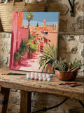 Peinture Par Numéros - Vue Sur Une Ville Marocaine