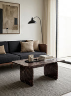 Pietra - Coffee Table - Rosso Marmo