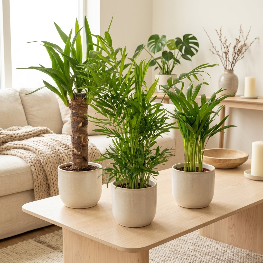Mix of 3 Tropical Palms – Indoor Plant