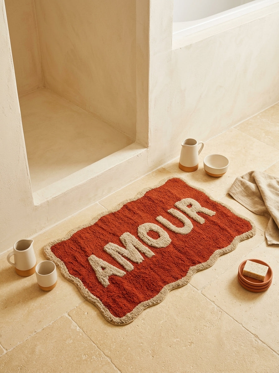 Alfombra de baño Amour