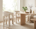 Gaspard - Lot De 2 Fauteuils - Tissu Bouclette - Beige