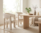 Gaspard - Lot De 2 Fauteuils - Tissu Bouclette - Beige