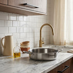 Tegame In Acciaio Inox 18/10 Triplo Strato Fackelmann Vita3 - Inox
