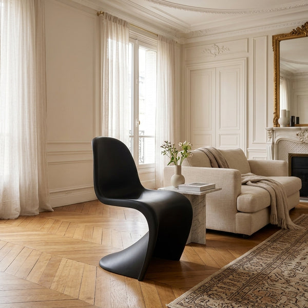 VITRA - Chaise Panton Noir Foncé