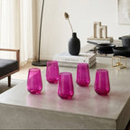 Fauchon - 6 vasos - 380 ml - Magenta