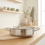 Gam'Hotel - Stainless Steel Induction Sauté Pan - Silver