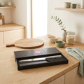 Fauchon - Cuchillo para trinchar con acabado espejo y funda protectora - 32,5 cm - Acero inoxidable