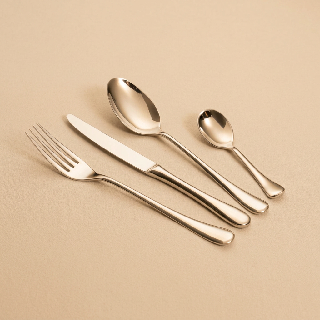 Art Culinaire - Cofanetto Di Posate - Vivant 24 Pezzi - Acciaio Inossidabile 18/10 - Argento