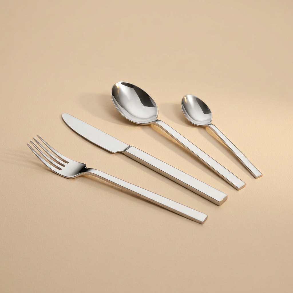 Art Culinaire - Cubertería - Atlas 24 Piezas - Acero Inoxidable 18/10 - Plateado