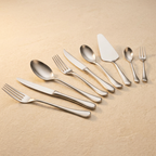 Art Culinaire - Set Di Posate - Vivant 75 Pezzi - Acciaio Inossidabile 18/10 - Argento