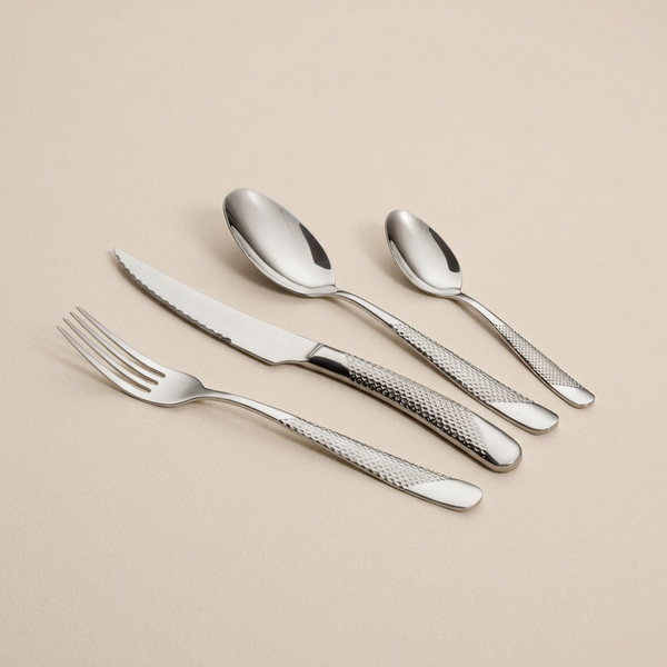 Art Culinaire - Coffret De Couverts - Mistral 24 Pièces - Acier Inoxydable 18/10 - Argent