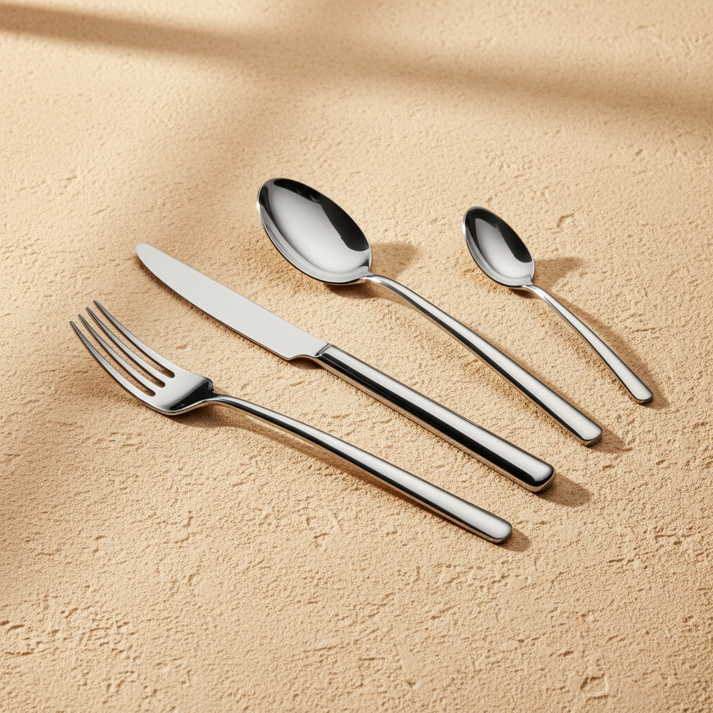 Art Culinaire - Coffret De Couverts - Athena 24 Pièces - Acier Inoxydable 18/10 - Argent