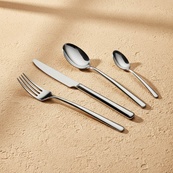 Art Culinaire - Coffret De Couverts - Athena 24 Pièces - Acier Inoxydable 18/10 - Argent