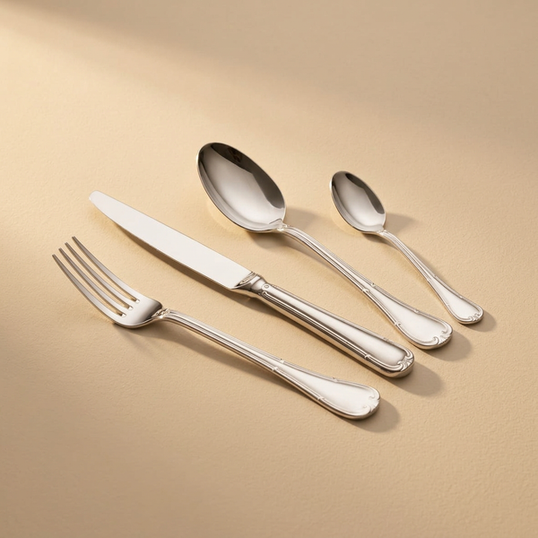 Art Culinaire - Coffret De Couverts - Héritage 24 Pièces - Acier Inoxydable 18/10 - Argent